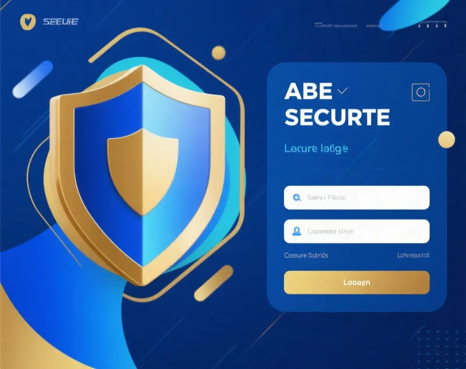 安全登录界面示意图